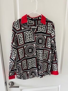 Colorful Button-Down Shirt